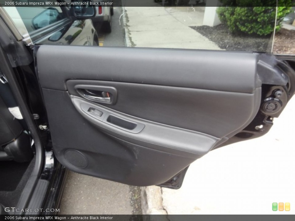 Anthracite Black Interior Door Panel for the 2006 Subaru Impreza WRX Wagon #66115066