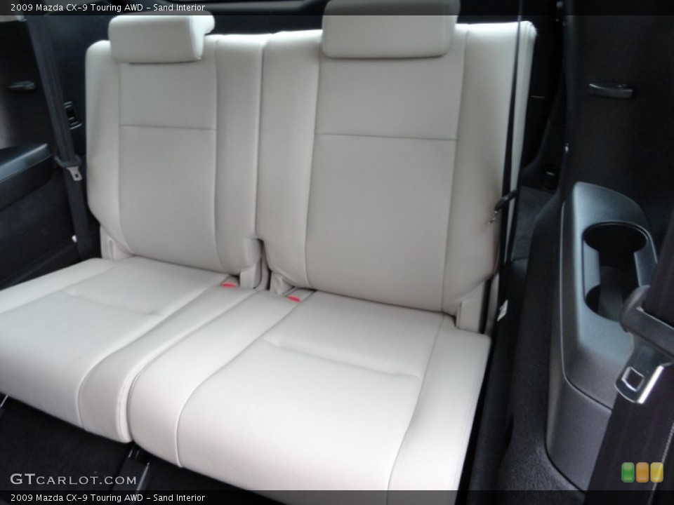 Sand Interior Rear Seat for the 2009 Mazda CX-9 Touring AWD #66115914