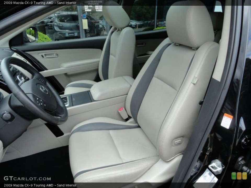 Sand Interior Front Seat for the 2009 Mazda CX-9 Touring AWD #66115948