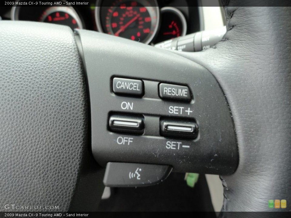 Sand Interior Controls for the 2009 Mazda CX-9 Touring AWD #66115998