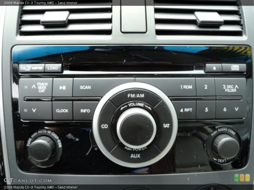 Sand Interior Controls for the 2009 Mazda CX-9 Touring AWD #66116040