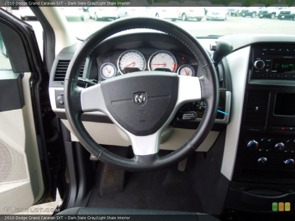 Dark Slate Gray/Light Shale Interior Steering Wheel for the 2010 Dodge Grand Caravan SXT #66116202