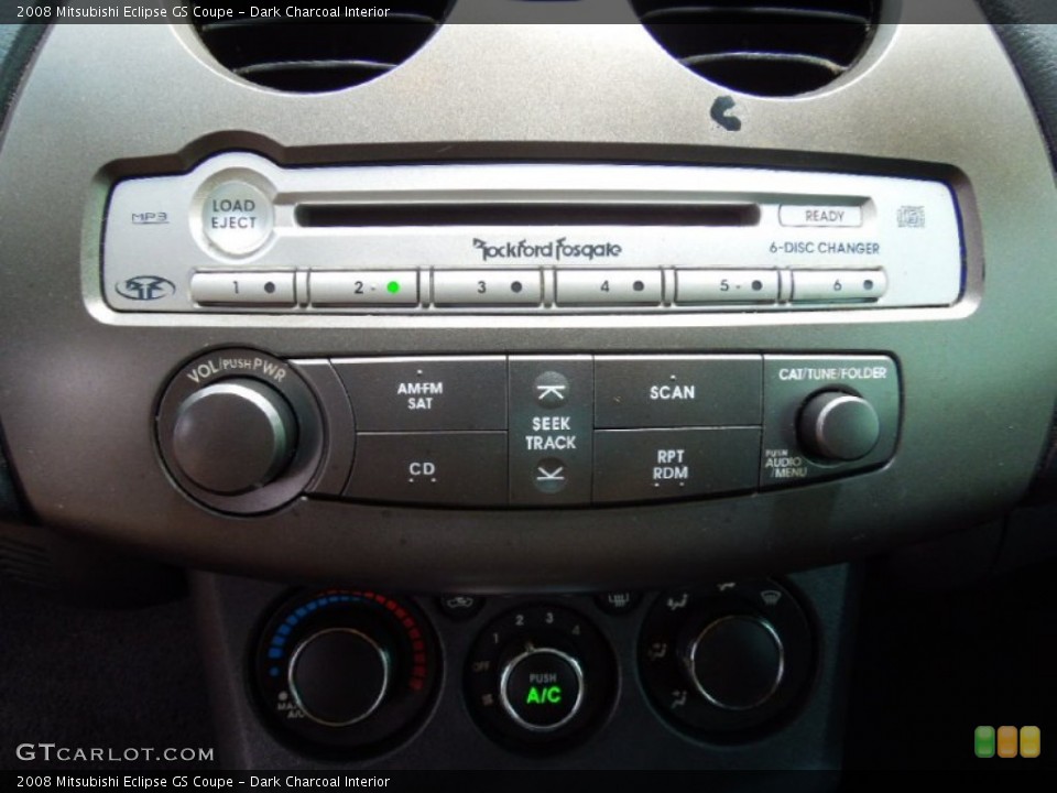 Dark Charcoal Interior Audio System for the 2008 Mitsubishi Eclipse GS Coupe #66117612