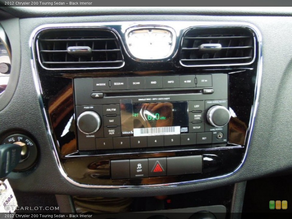Black Interior Controls for the 2012 Chrysler 200 Touring Sedan #66118683
