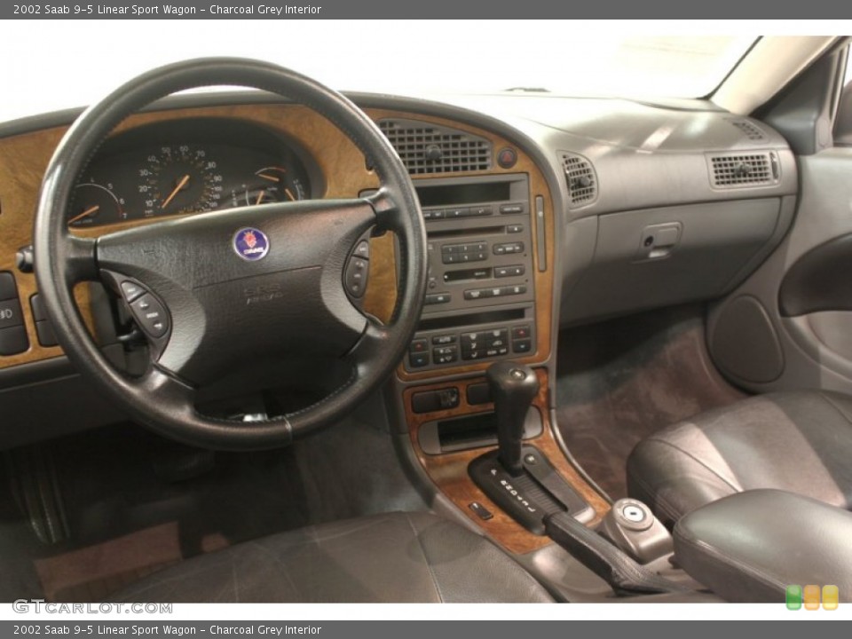 Charcoal Grey Interior Dashboard for the 2002 Saab 9-5 Linear Sport Wagon #66119547