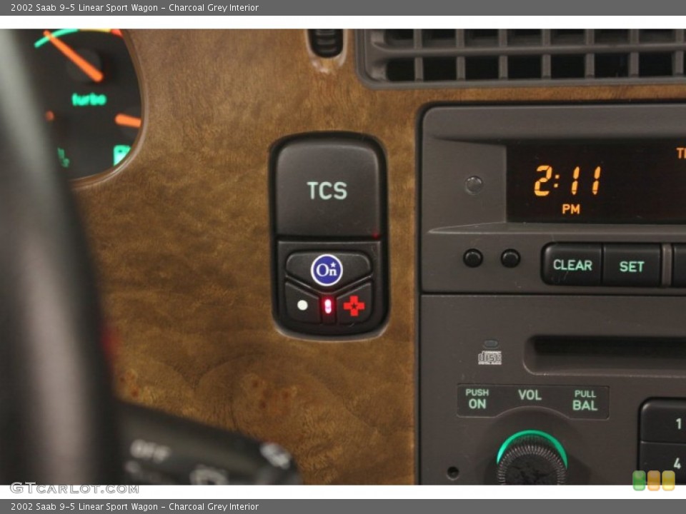 Charcoal Grey Interior Controls for the 2002 Saab 9-5 Linear Sport Wagon #66119559