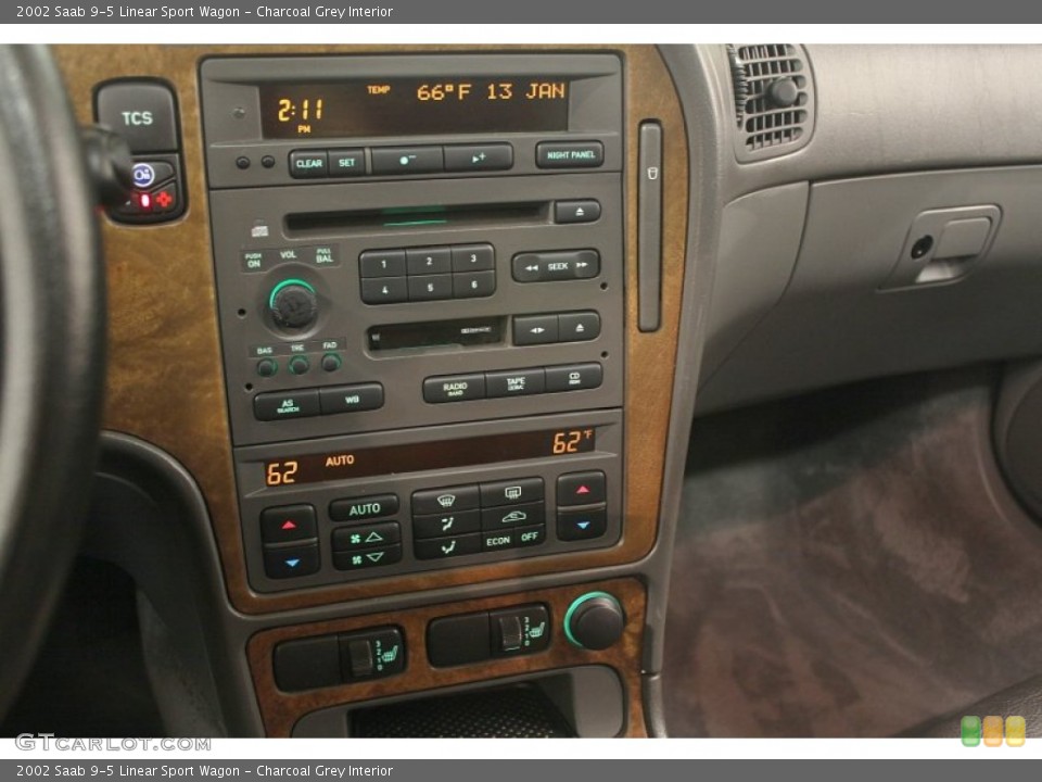 Charcoal Grey Interior Controls for the 2002 Saab 9-5 Linear Sport Wagon #66119562