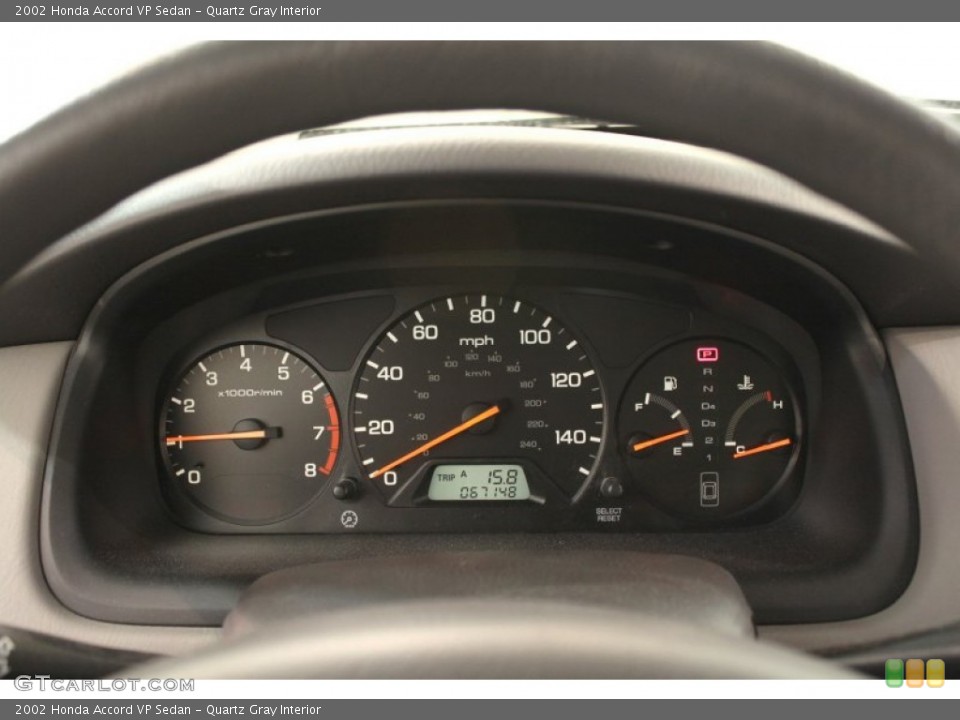 Quartz Gray Interior Gauges for the 2002 Honda Accord VP Sedan #66120000