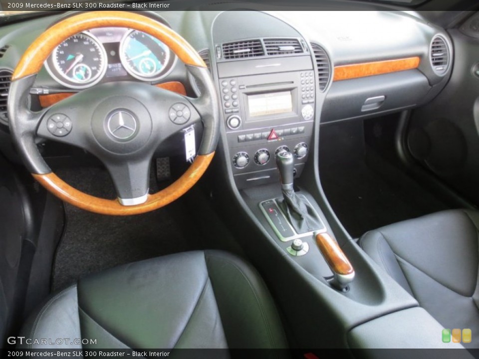 Black Interior Dashboard for the 2009 Mercedes-Benz SLK 300 Roadster #66124088