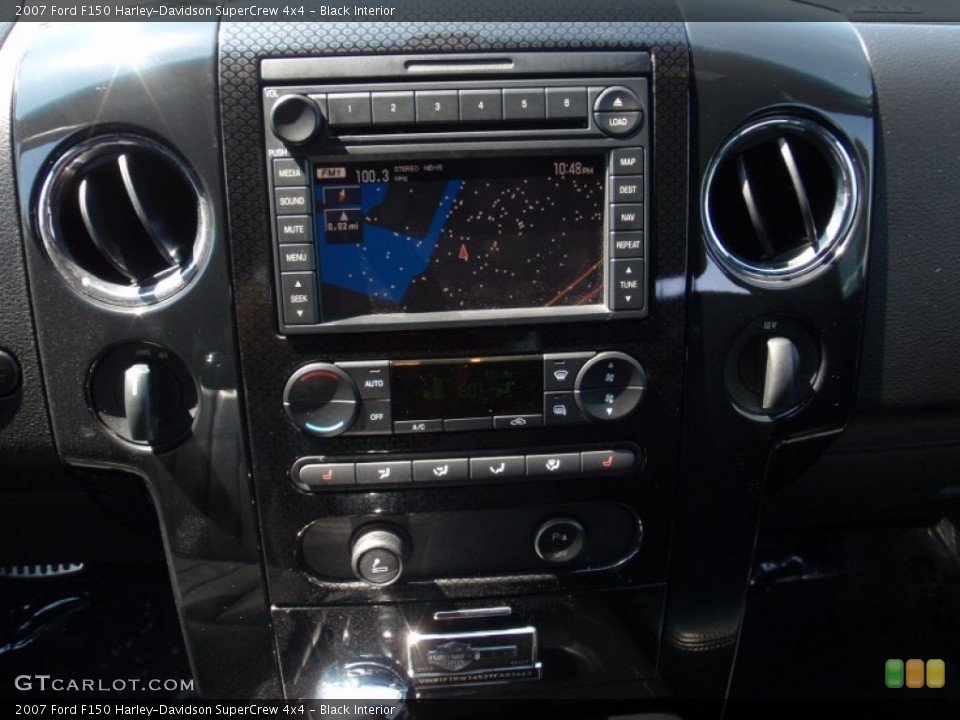 Black Interior Controls for the 2007 Ford F150 Harley-Davidson SuperCrew 4x4 #66124781