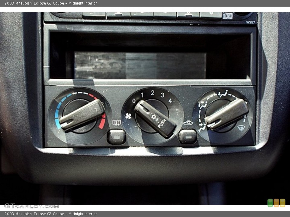 Midnight Interior Controls for the 2003 Mitsubishi Eclipse GS Coupe #66126410