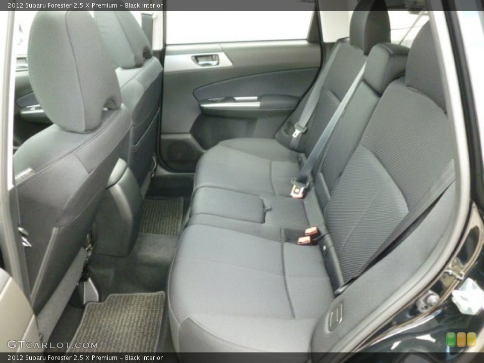 Black Interior Photo for the 2012 Subaru Forester 2.5 X Premium #66126932
