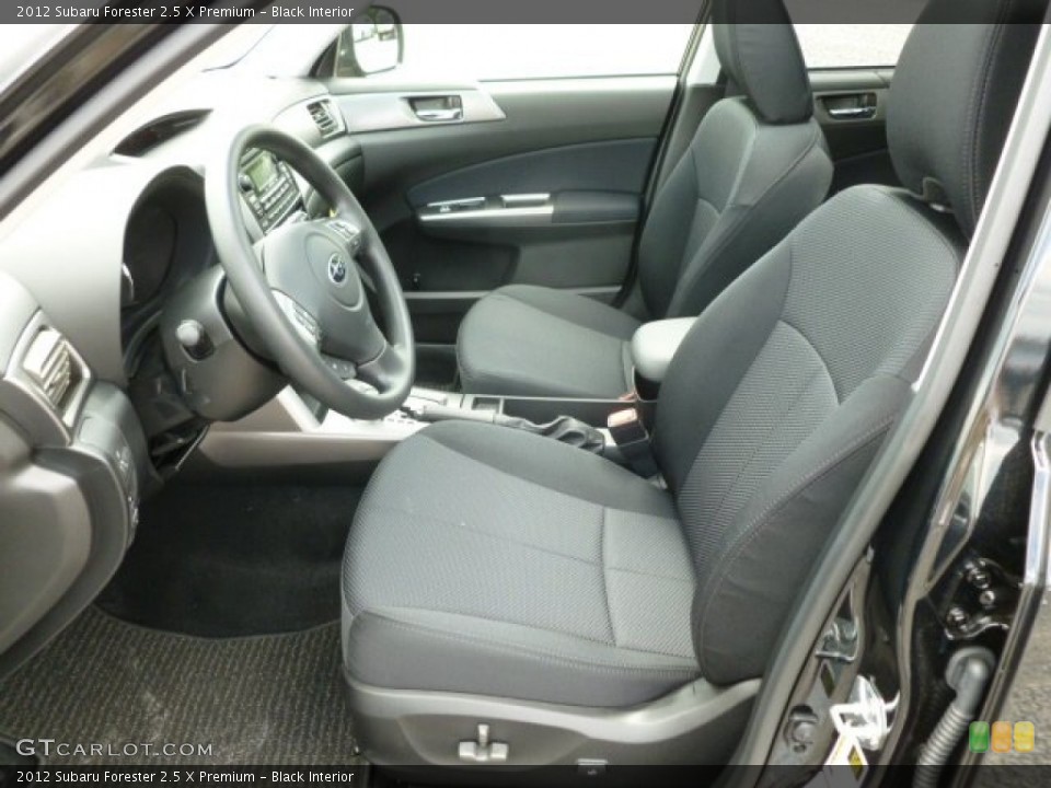 Black Interior Photo for the 2012 Subaru Forester 2.5 X Premium #66126946