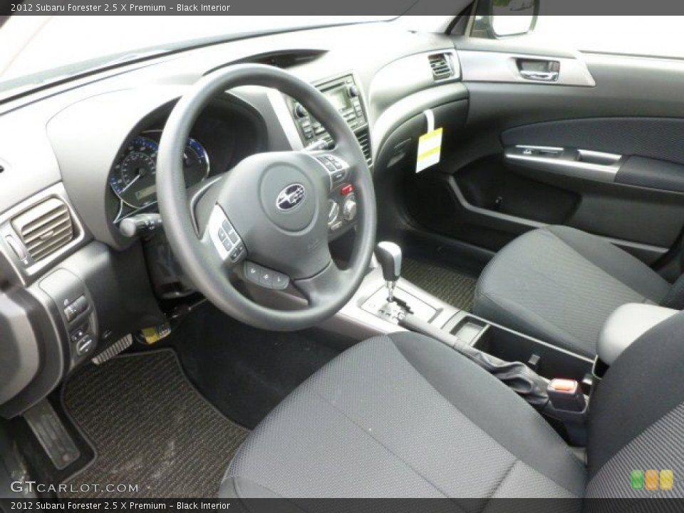 Black Interior Prime Interior for the 2012 Subaru Forester 2.5 X Premium #66126959