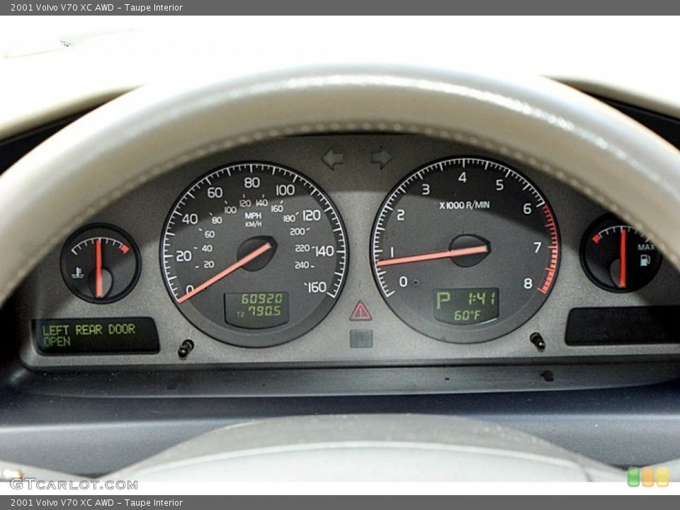 Taupe Interior Gauges for the 2001 Volvo V70 XC AWD #66129290