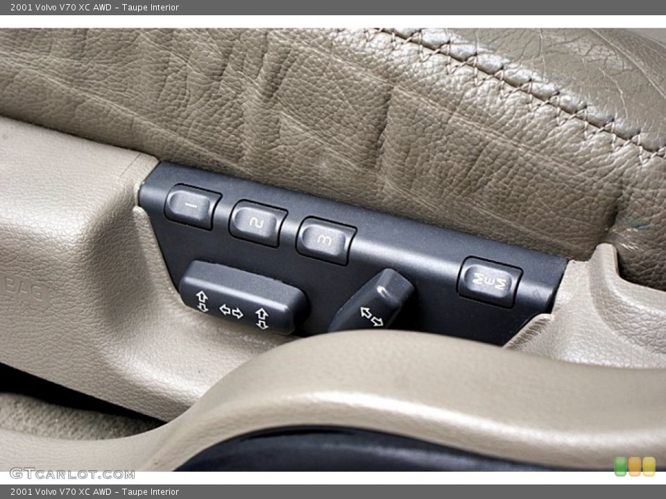 Taupe Interior Controls for the 2001 Volvo V70 XC AWD #66129401