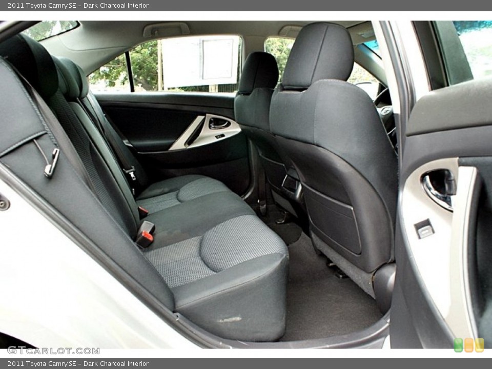 Dark Charcoal Interior Rear Seat for the 2011 Toyota Camry SE #66129569