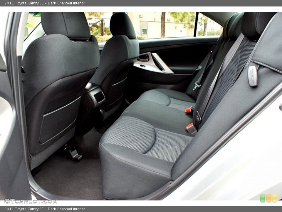 Dark Charcoal Interior Rear Seat for the 2011 Toyota Camry SE #66129596