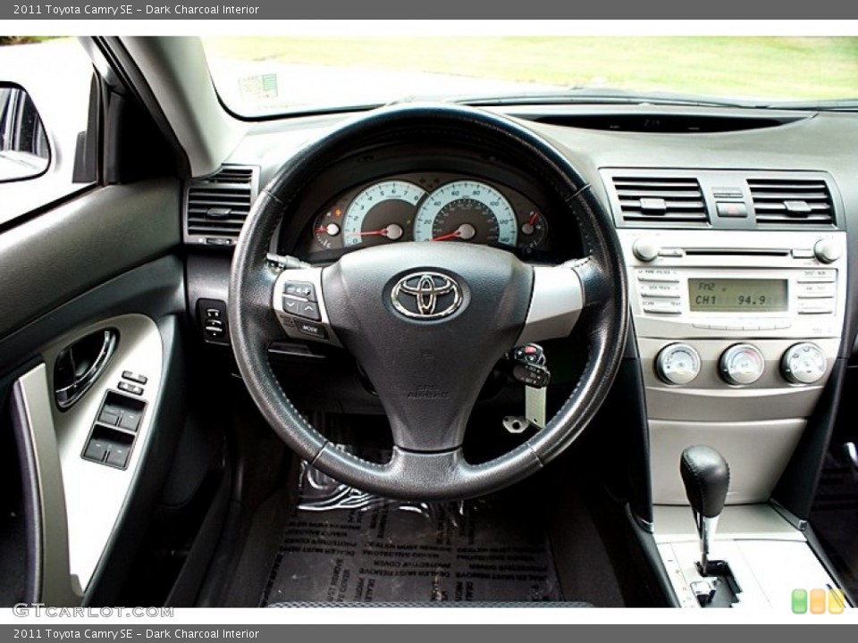 Dark Charcoal Interior Steering Wheel for the 2011 Toyota Camry SE #66129620