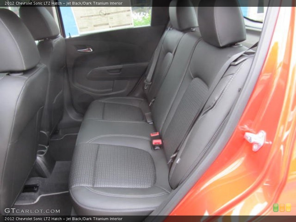 Jet Black/Dark Titanium Interior Rear Seat for the 2012 Chevrolet Sonic LTZ Hatch #66129995