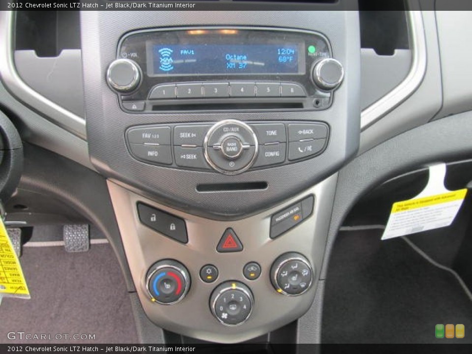Jet Black/Dark Titanium Interior Controls for the 2012 Chevrolet Sonic LTZ Hatch #66130010