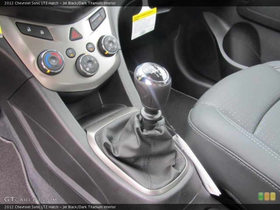 Jet Black/Dark Titanium Interior Transmission for the 2012 Chevrolet Sonic LTZ Hatch #66130020