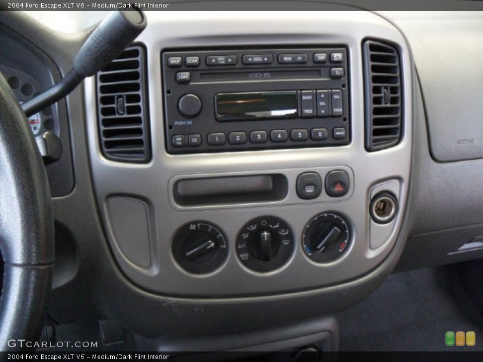 Medium/Dark Flint Interior Controls for the 2004 Ford Escape XLT V6 #66130112