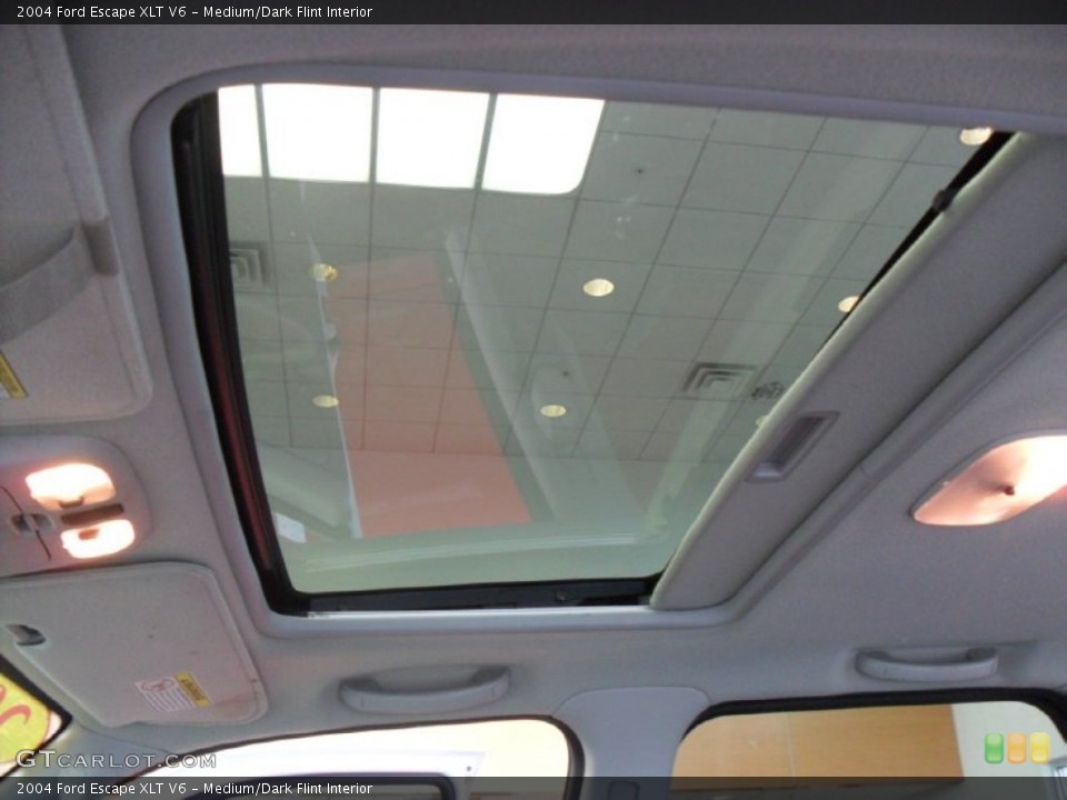 Medium/Dark Flint Interior Sunroof for the 2004 Ford Escape XLT V6 #66130130