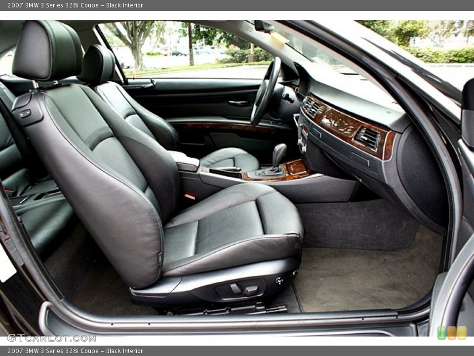 Black Interior Photo for the 2007 BMW 3 Series 328i Coupe #66131246