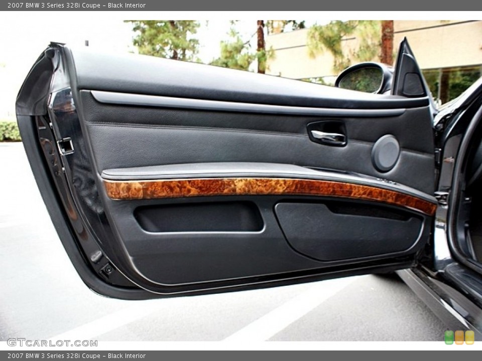 Black Interior Door Panel for the 2007 BMW 3 Series 328i Coupe #66131468
