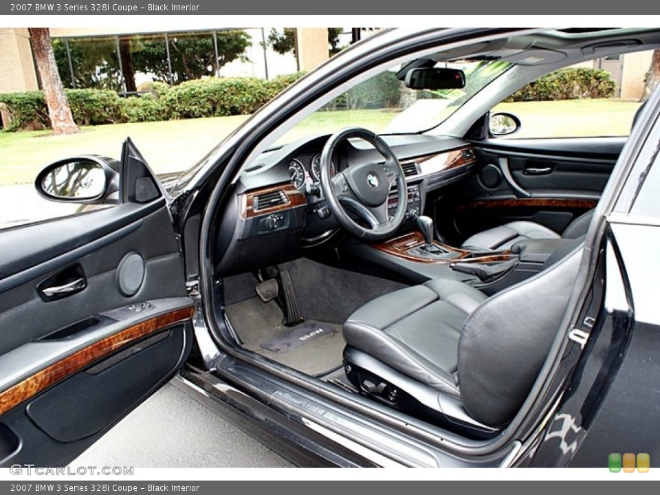 Black Interior Photo for the 2007 BMW 3 Series 328i Coupe #66131498