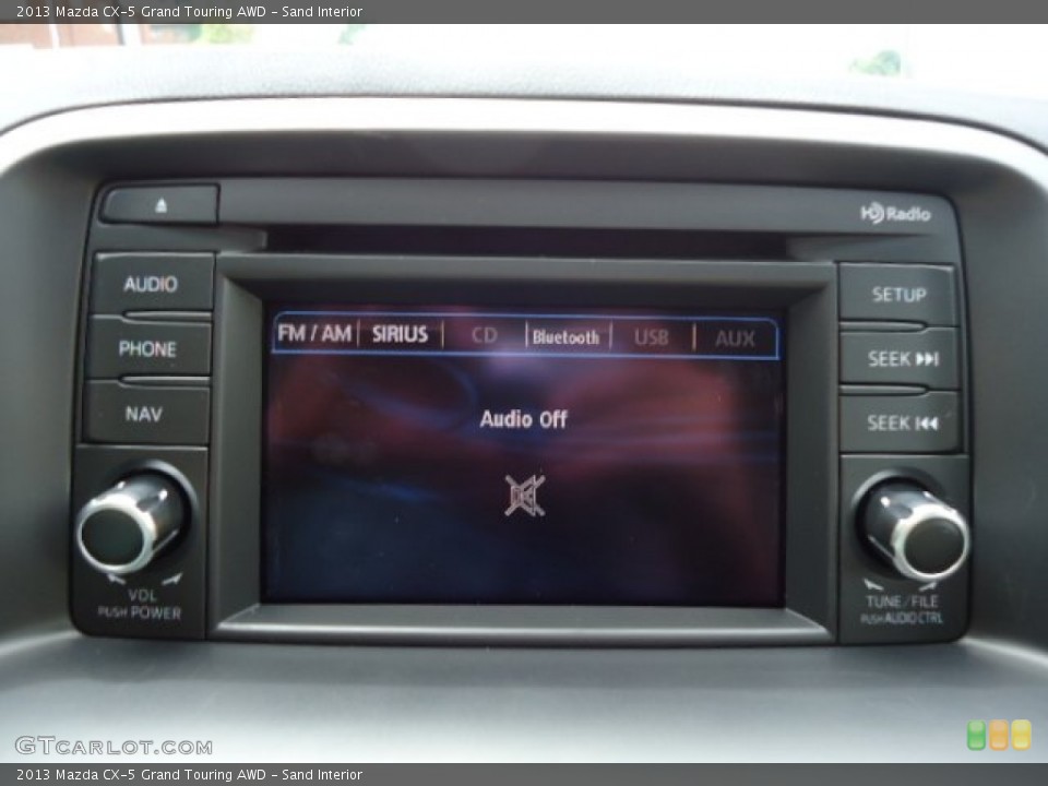 Sand Interior Controls for the 2013 Mazda CX-5 Grand Touring AWD #66132050