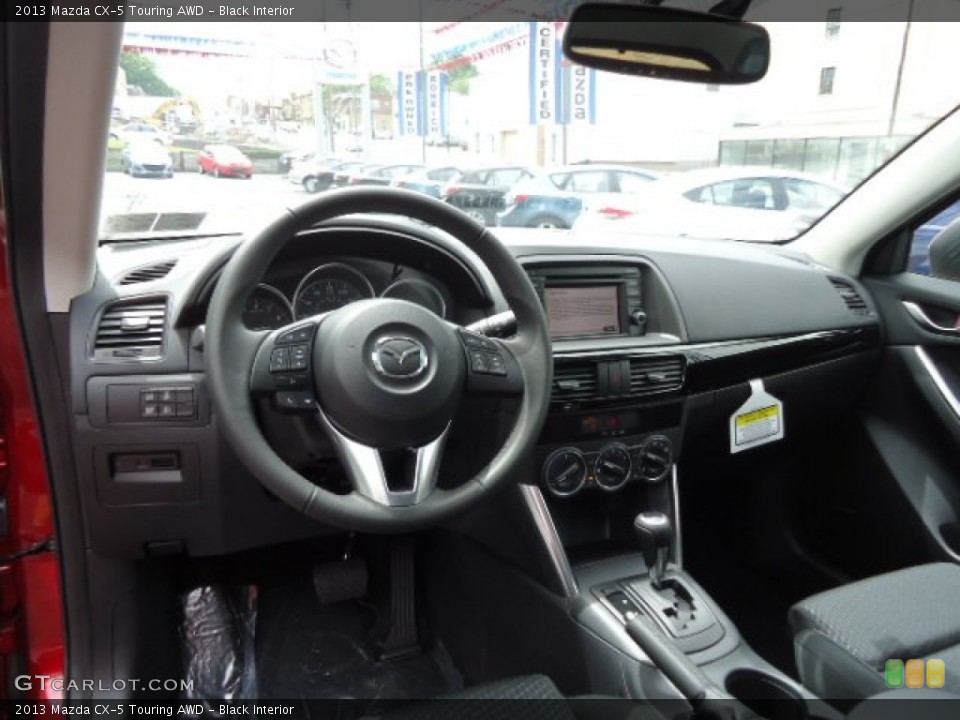 Black Interior Dashboard for the 2013 Mazda CX-5 Touring AWD #66132479