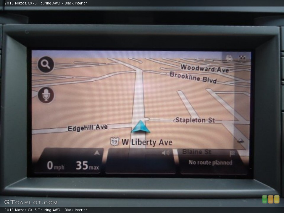 Black Interior Navigation for the 2013 Mazda CX-5 Touring AWD #66132527