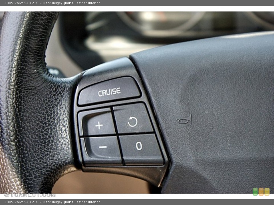 Dark Beige/Quartz Leather Interior Controls for the 2005 Volvo S40 2.4i #66132573