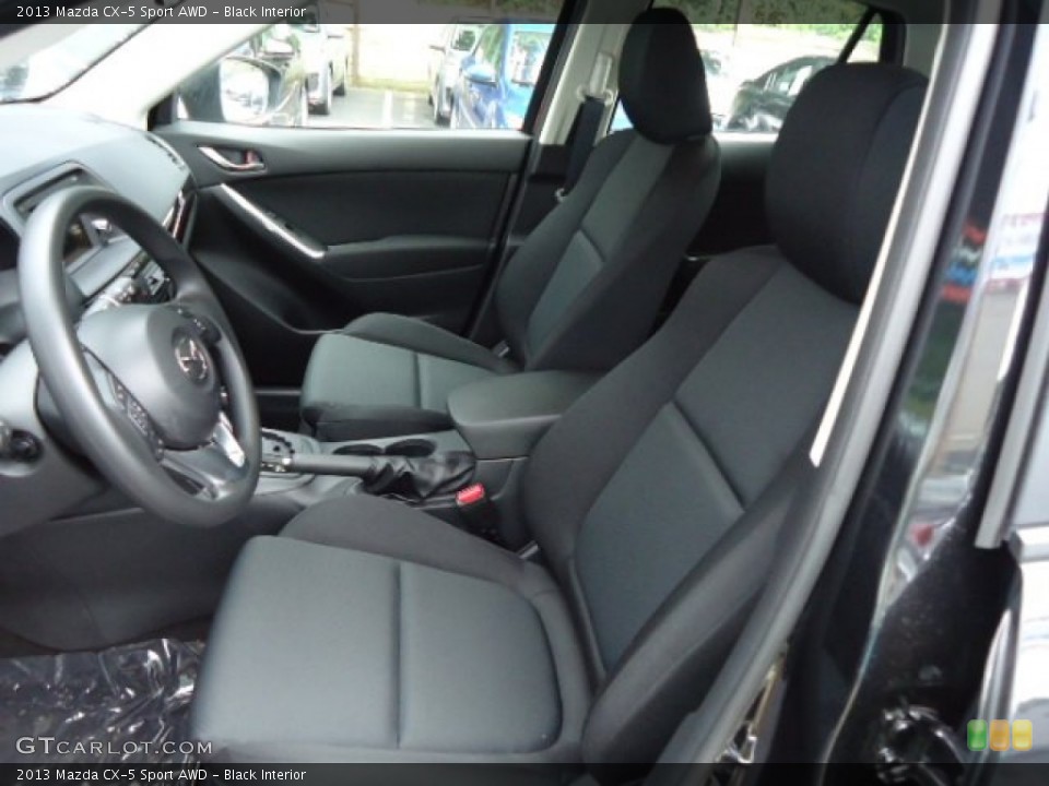 Black Interior Photo for the 2013 Mazda CX-5 Sport AWD #66132830