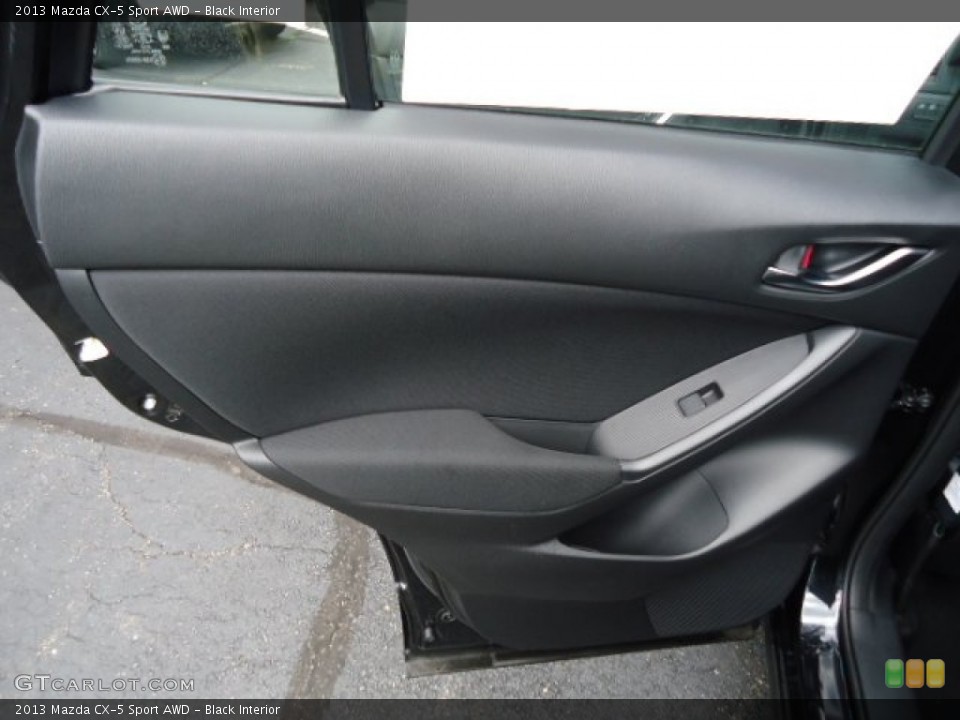 Black Interior Door Panel for the 2013 Mazda CX-5 Sport AWD #66132851