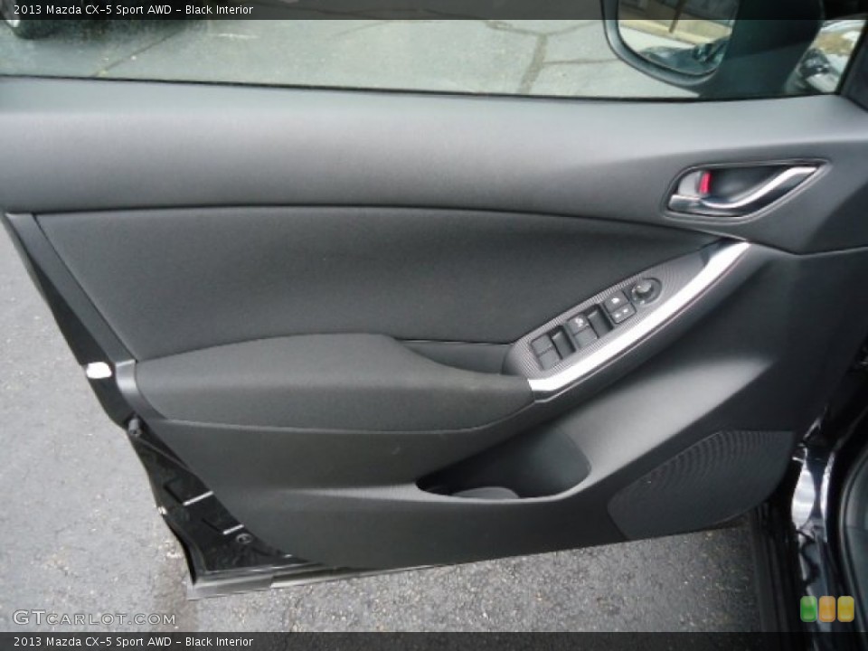 Black Interior Door Panel for the 2013 Mazda CX-5 Sport AWD #66132860