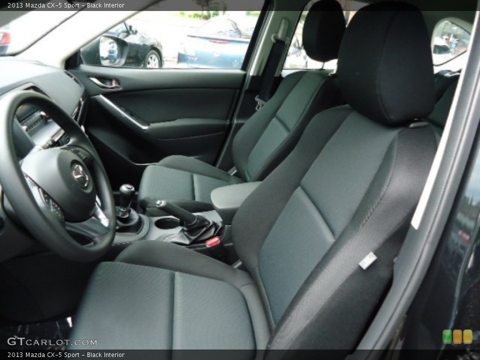 Black Interior Photo for the 2013 Mazda CX-5 Sport #66133004