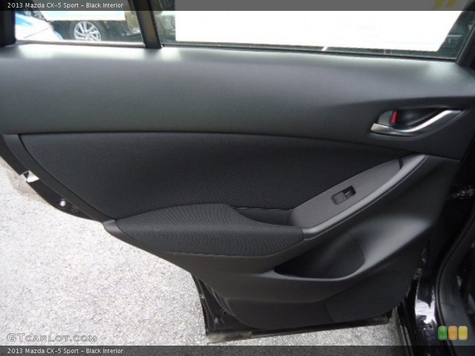 Black Interior Door Panel for the 2013 Mazda CX-5 Sport #66133028