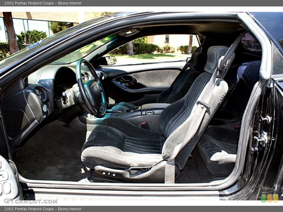 Ebony Interior Photo for the 2001 Pontiac Firebird Coupe #66133613