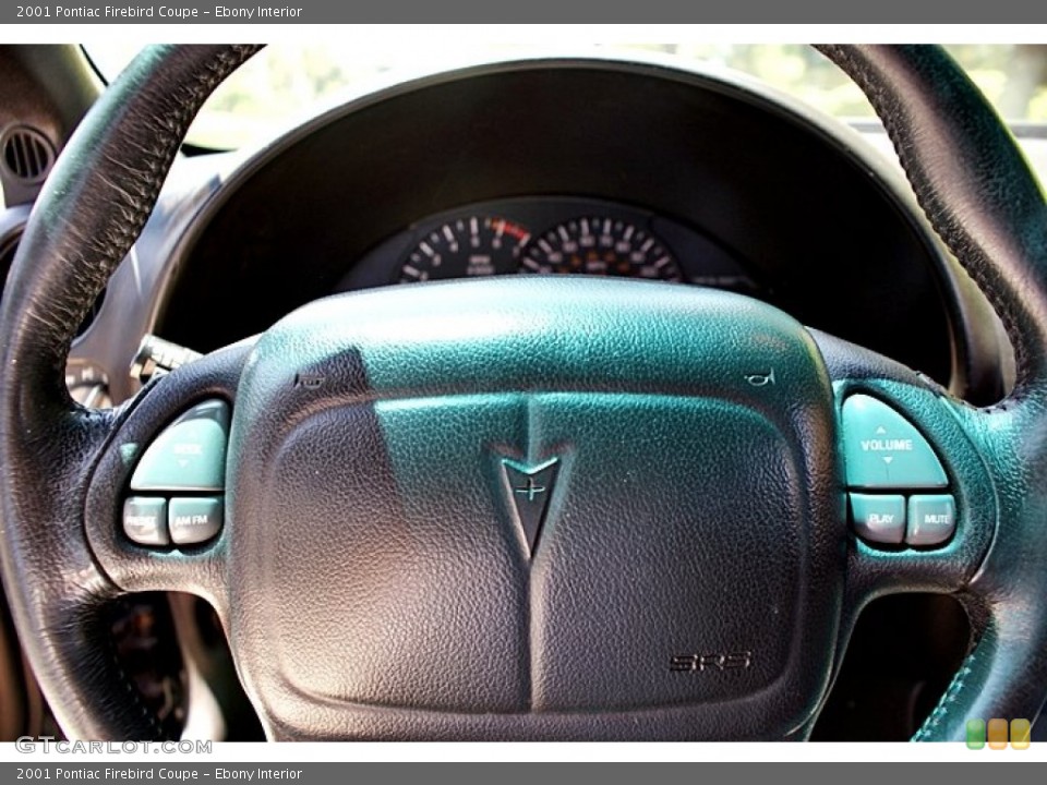 Ebony Interior Steering Wheel for the 2001 Pontiac Firebird Coupe #66133643