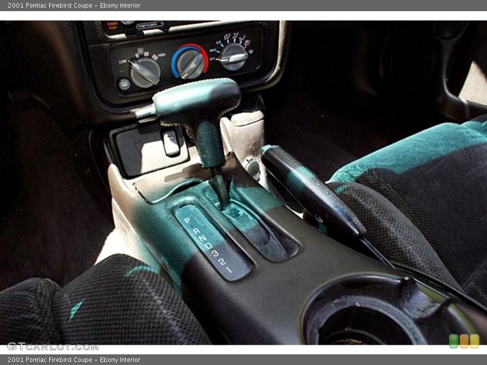 Ebony Interior Transmission for the 2001 Pontiac Firebird Coupe #66133670