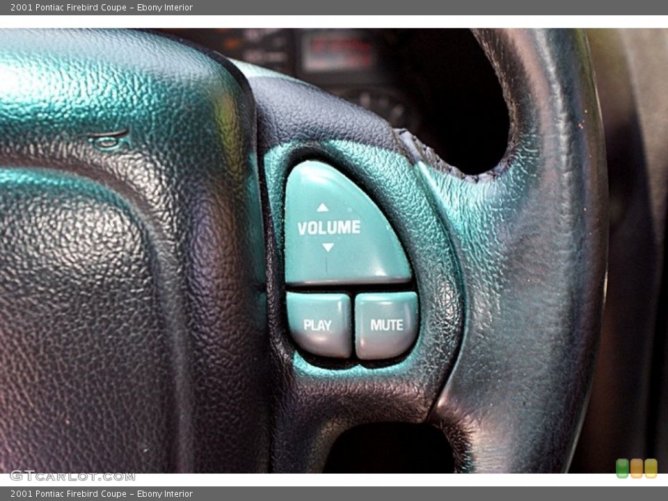 Ebony Interior Controls for the 2001 Pontiac Firebird Coupe #66133712