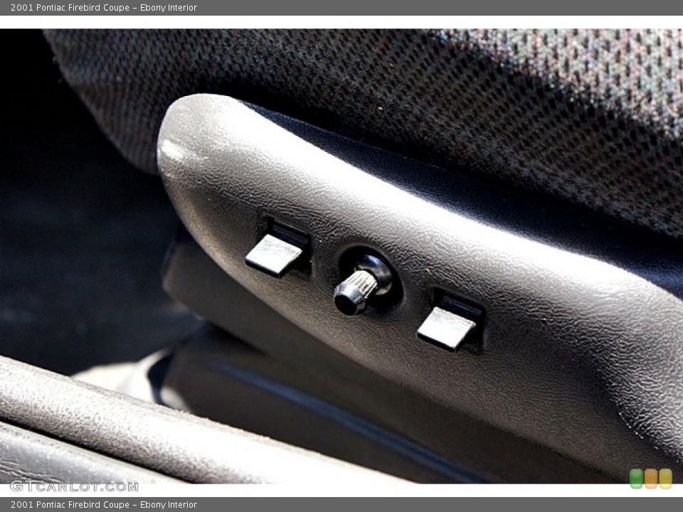 Ebony Interior Controls for the 2001 Pontiac Firebird Coupe #66133730