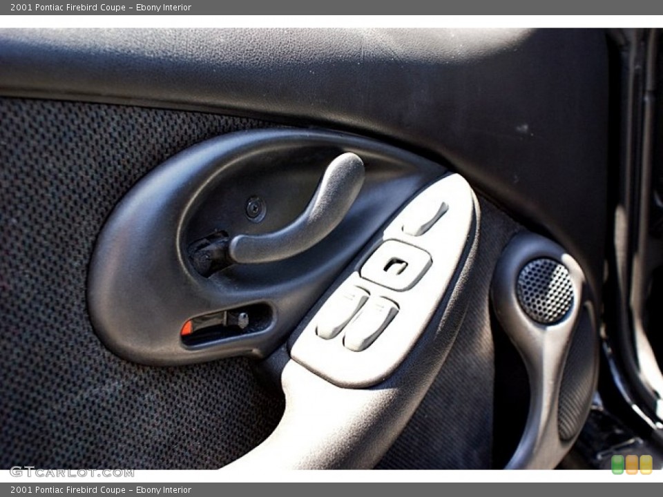 Ebony Interior Controls for the 2001 Pontiac Firebird Coupe #66133736