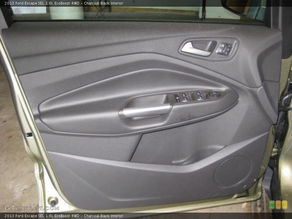 Charcoal Black Interior Door Panel for the 2013 Ford Escape SEL 1.6L EcoBoost 4WD #66134396