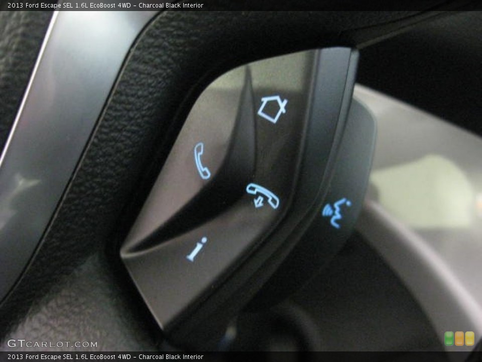 Charcoal Black Interior Controls for the 2013 Ford Escape SEL 1.6L EcoBoost 4WD #66134513