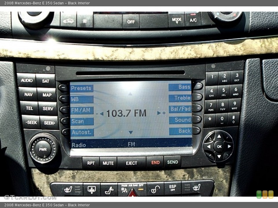 Black Interior Audio System for the 2008 Mercedes-Benz E 350 Sedan #66134558