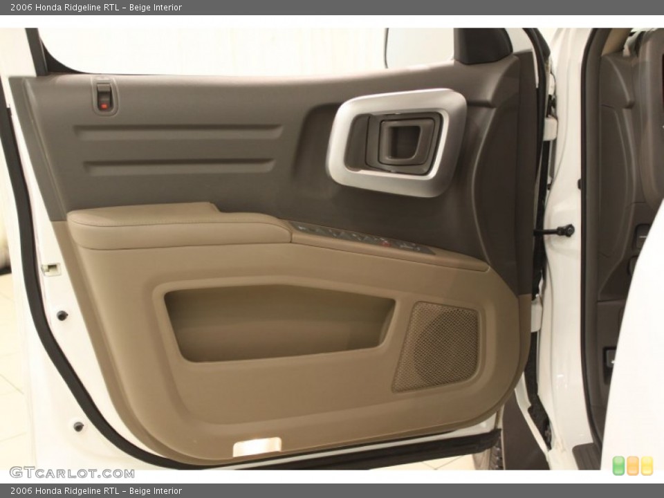 Beige Interior Door Panel for the 2006 Honda Ridgeline RTL #66134825